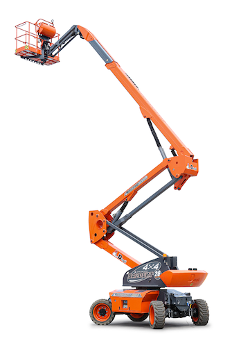 4WD・4WS装備新型高機動直屈伸ブーム式高所作業車