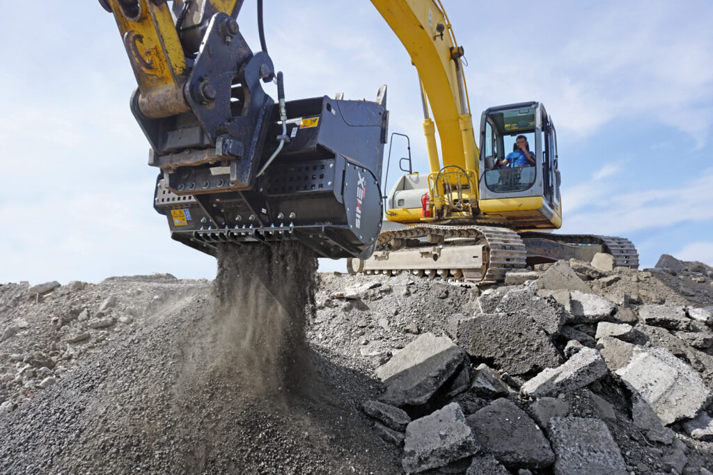 CBA asphalt granulator bucket