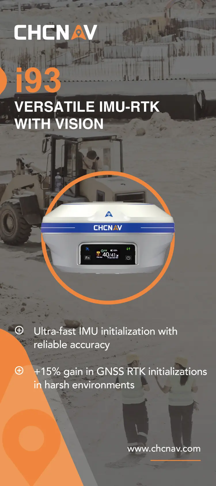 i93 VERSATILE IMU-RTK WITH VISION